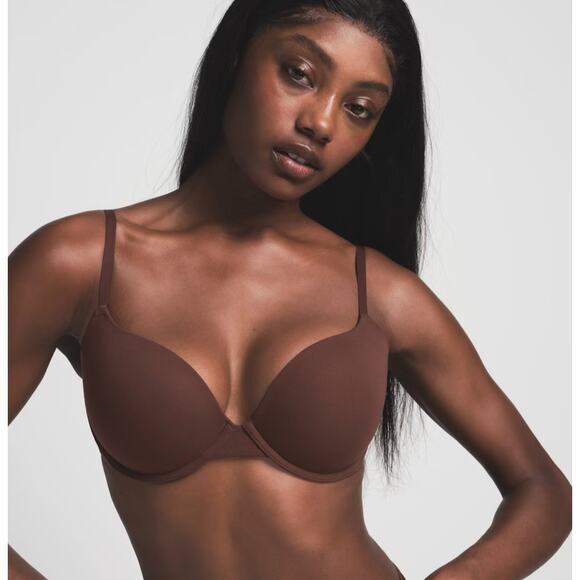 Women's Skims Fits Everybody Push Up Bra size 38D in Cocoa - Picture 1 of 5